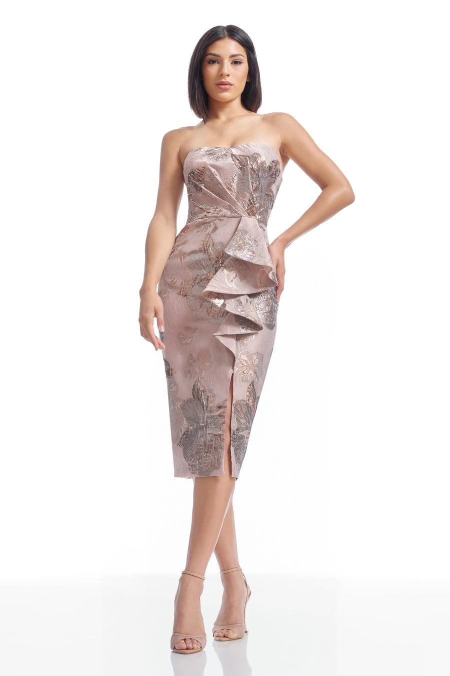 dress the population Kieron Dress white