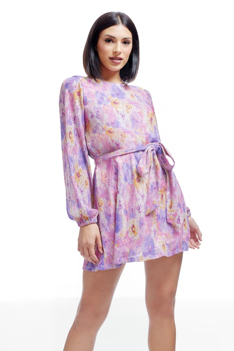 dress the population Kirsi Dress white