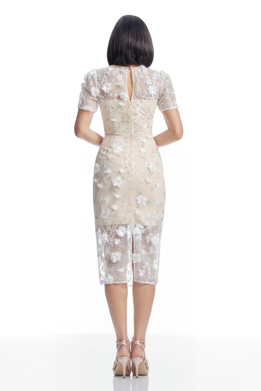 Dress The Population Lia Dress White