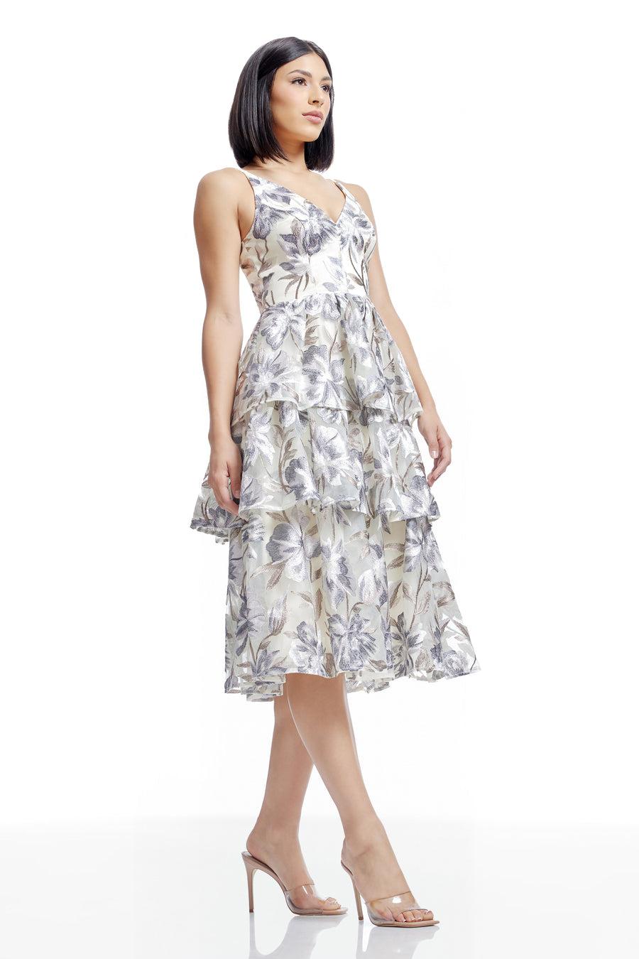Dress The Population Lorelai Dress White