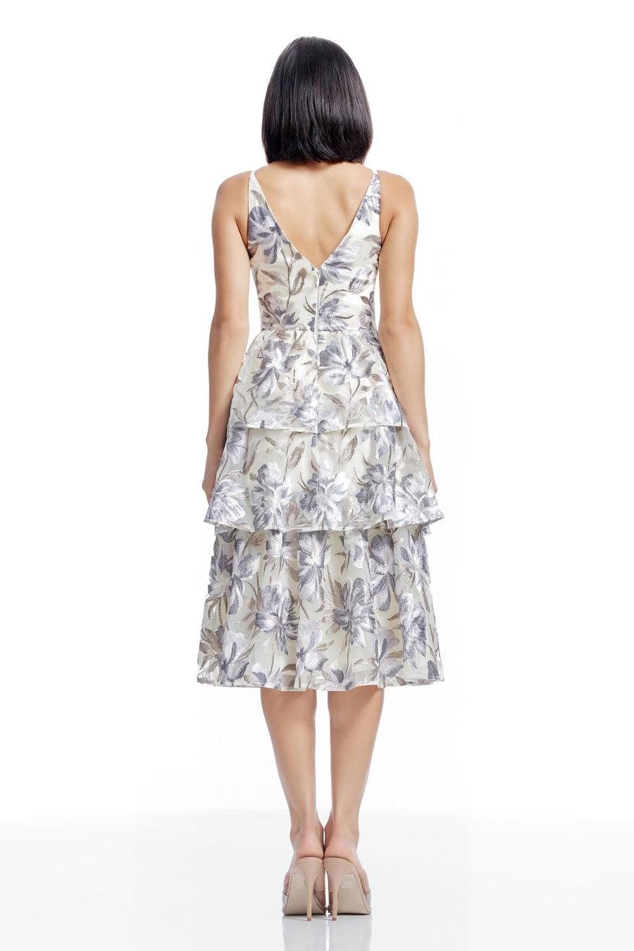 Dress The Population Lorelai Dress White