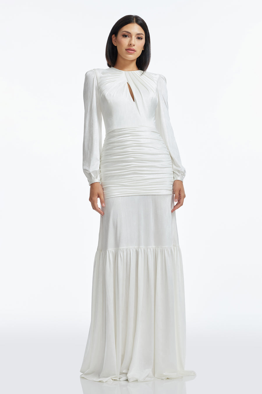 Dress The Population Lucille Dress White