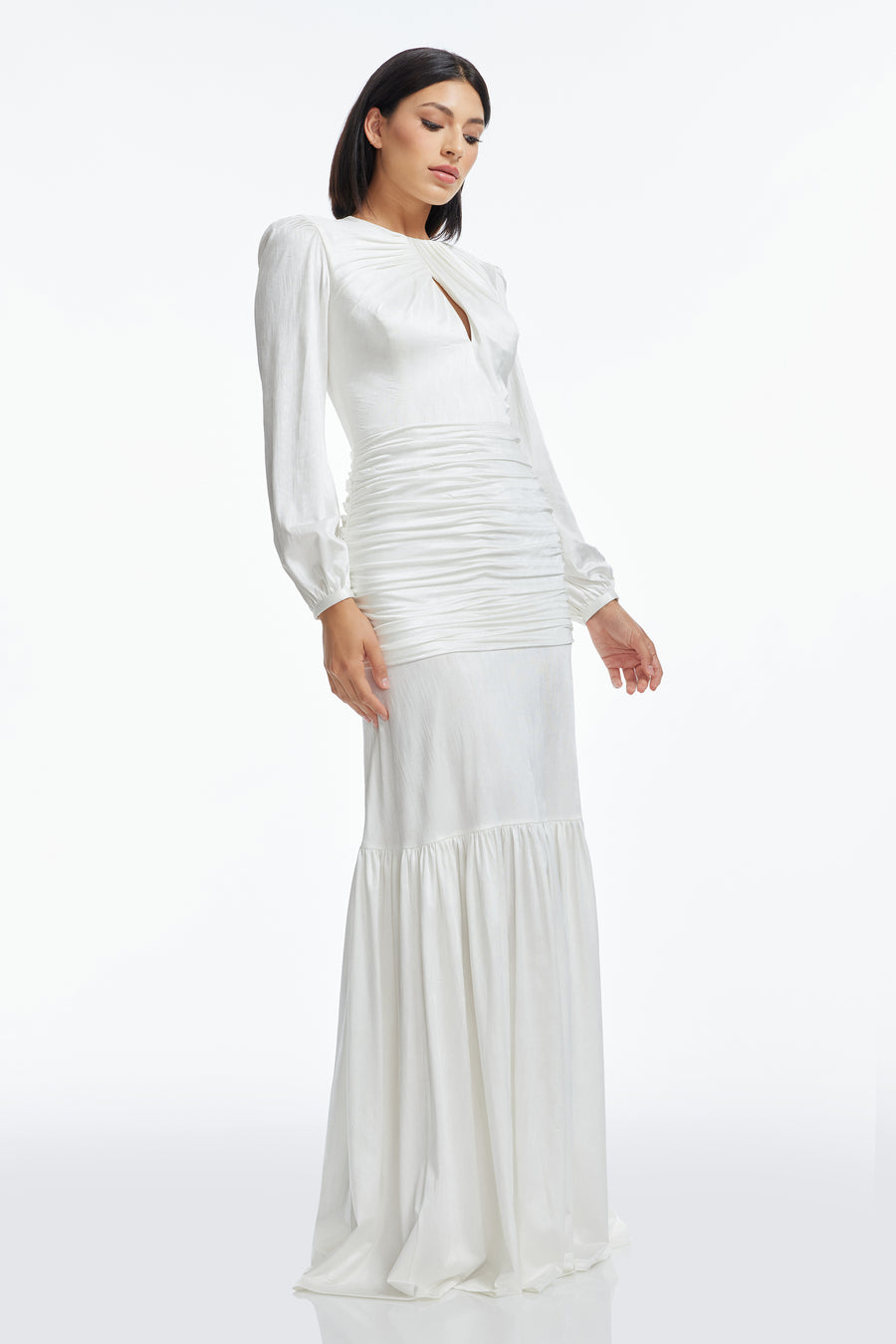 Dress The Population Lucille Dress White