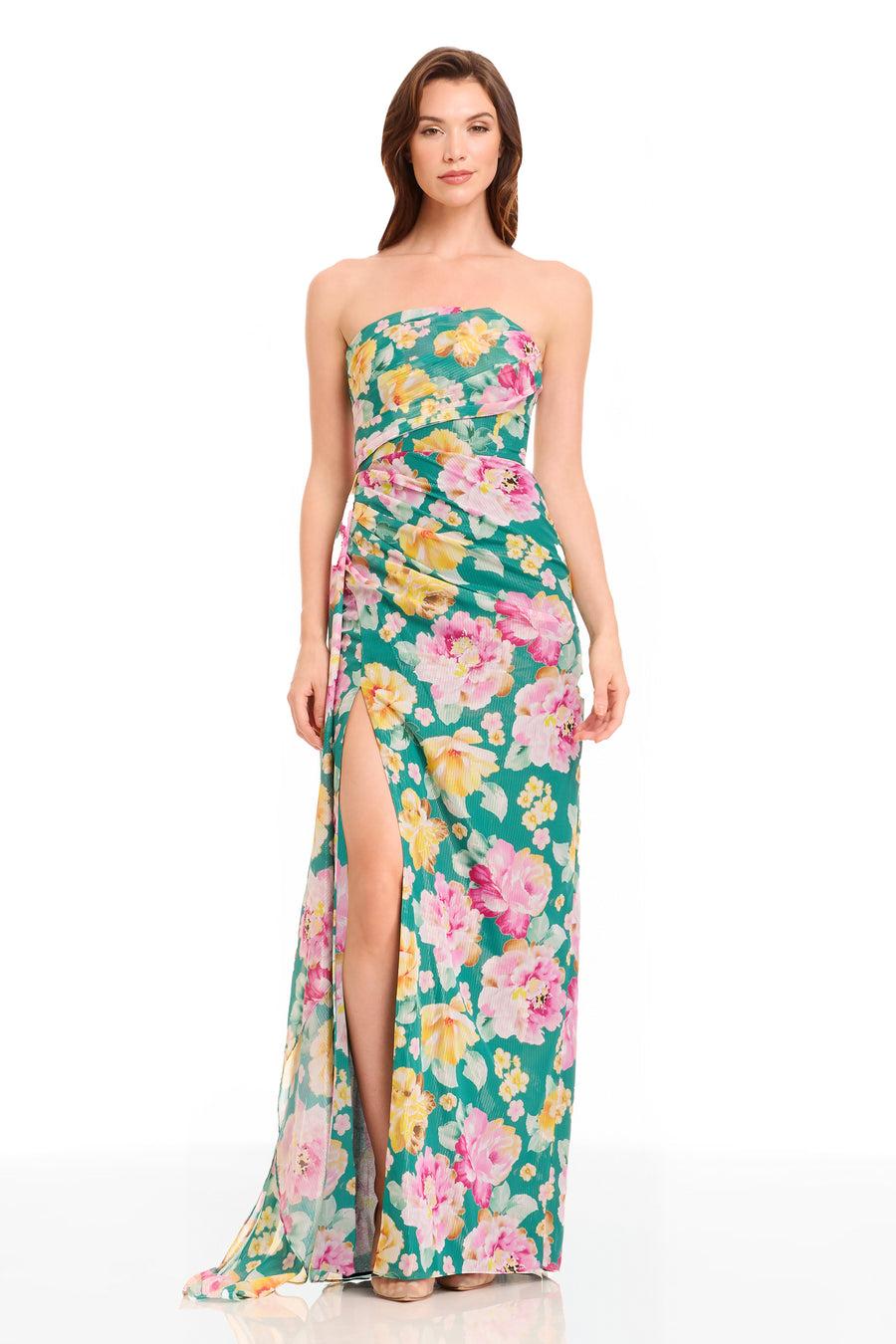 dress the population Lulu Dress white