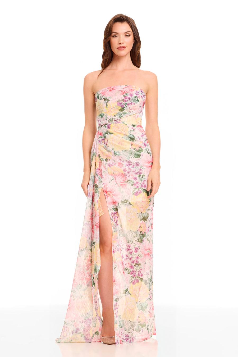 dress the population Lulu Dress white