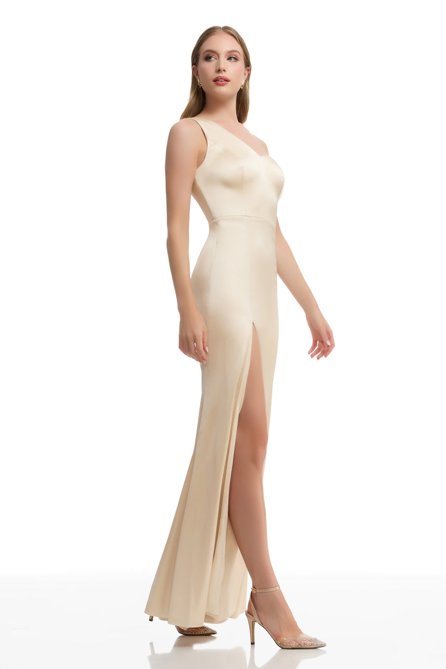 Dress The Population Magdalynn Gown White