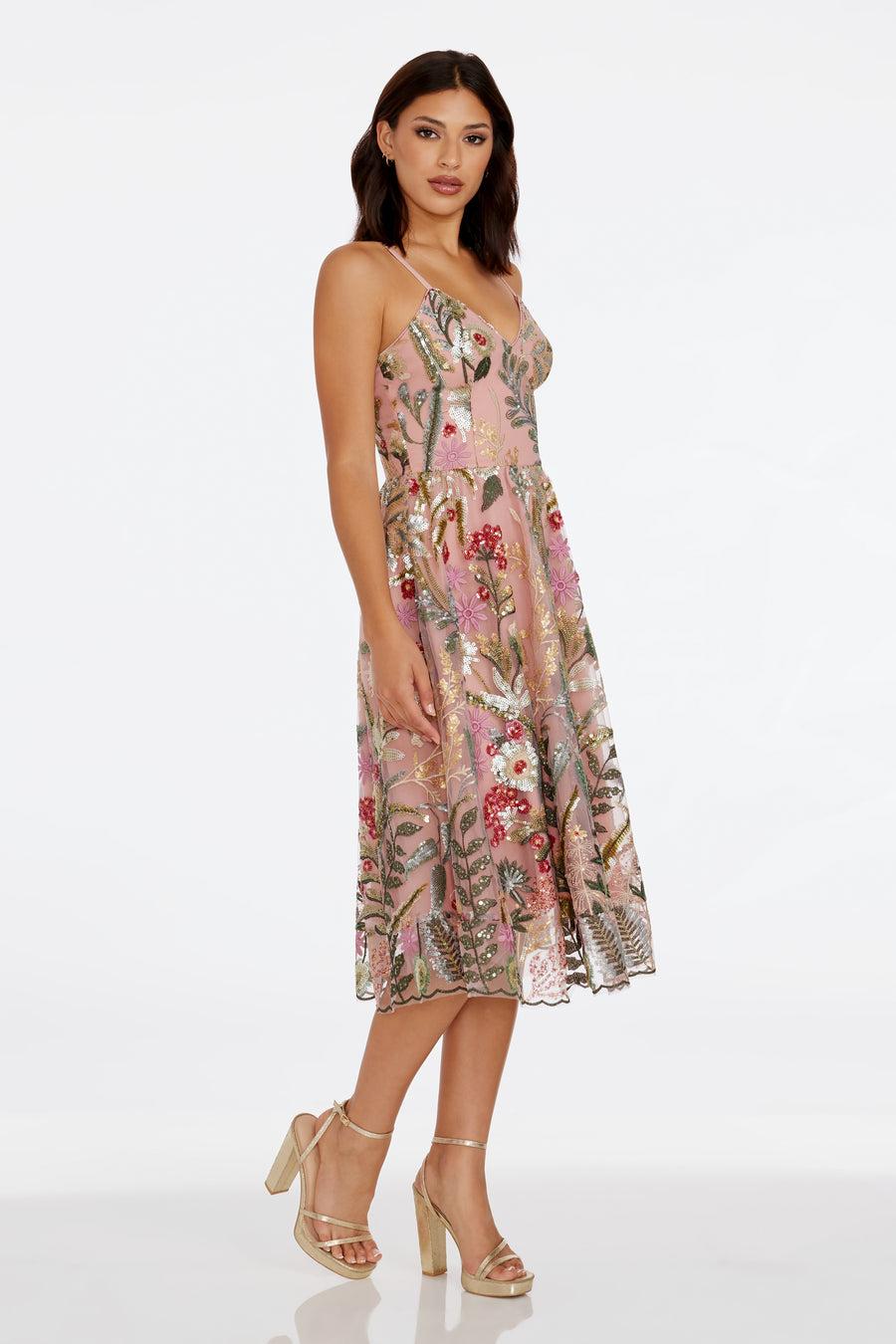 Dress The Population Maren Dress White