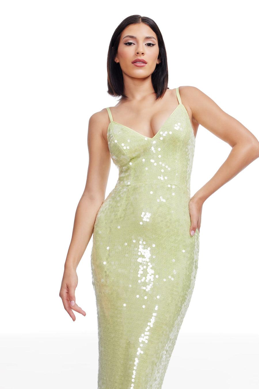 Dress The Population Megan Dress White