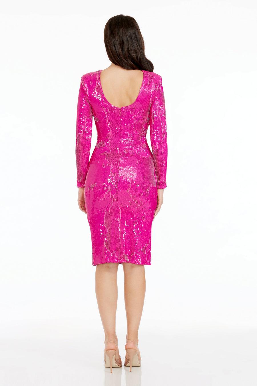 Dress The Population Natalie Dress White