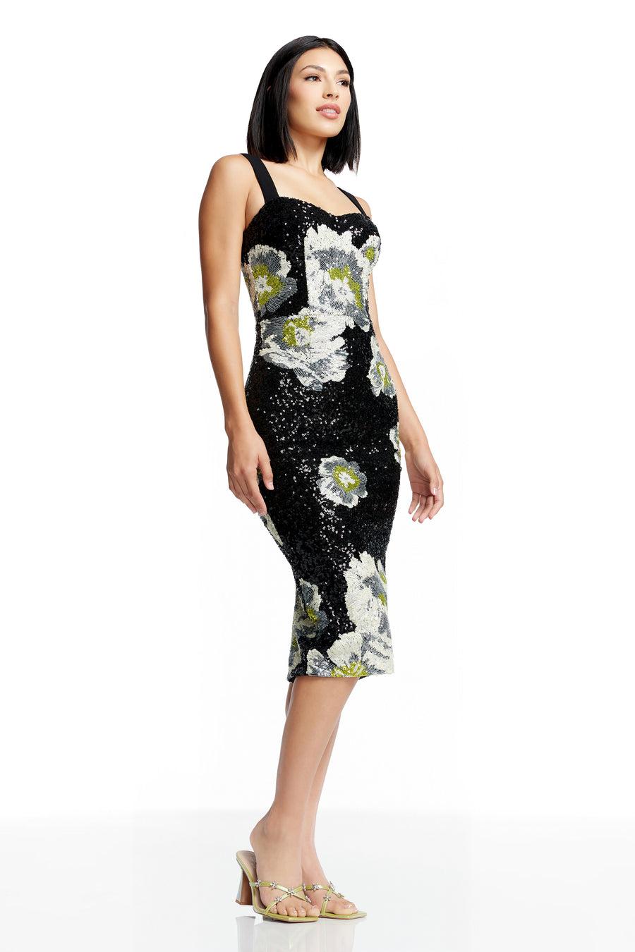 Dress The Population Nicole Dress White
