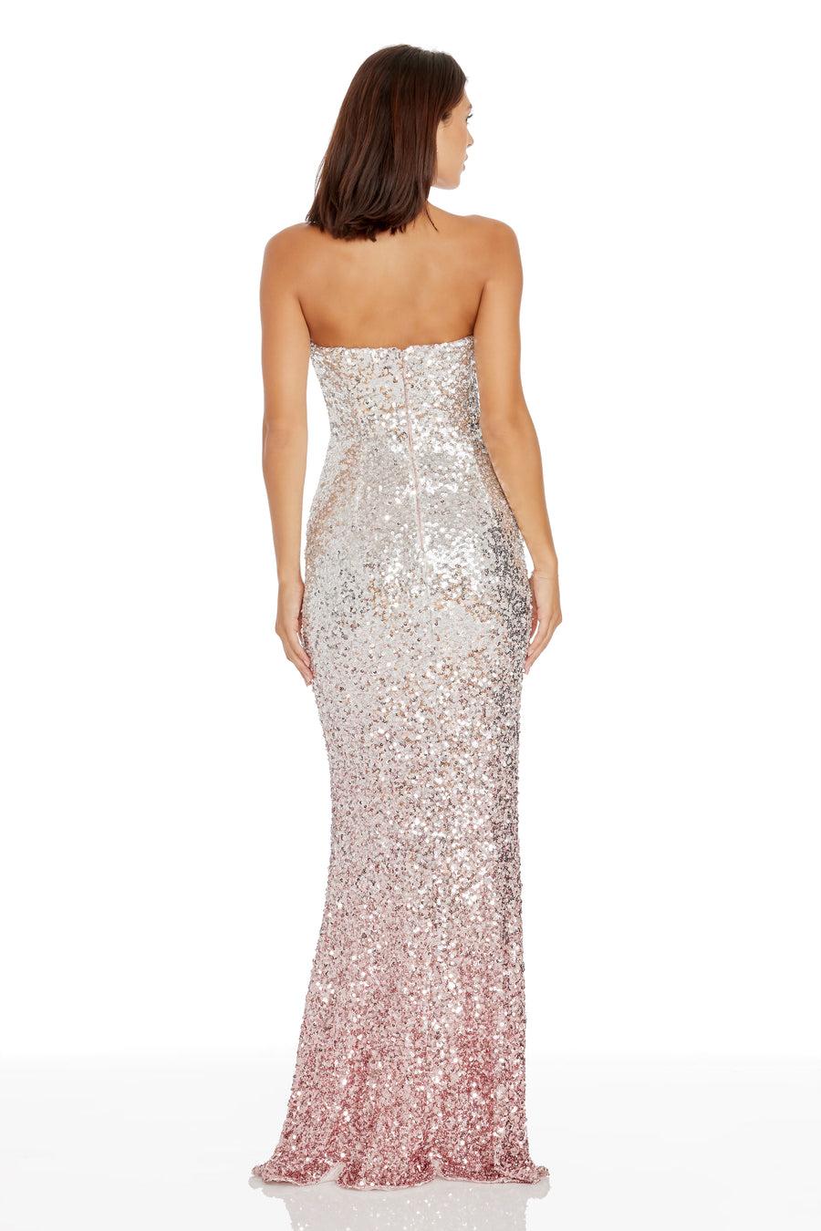 Dress The Population Nikita Gown White