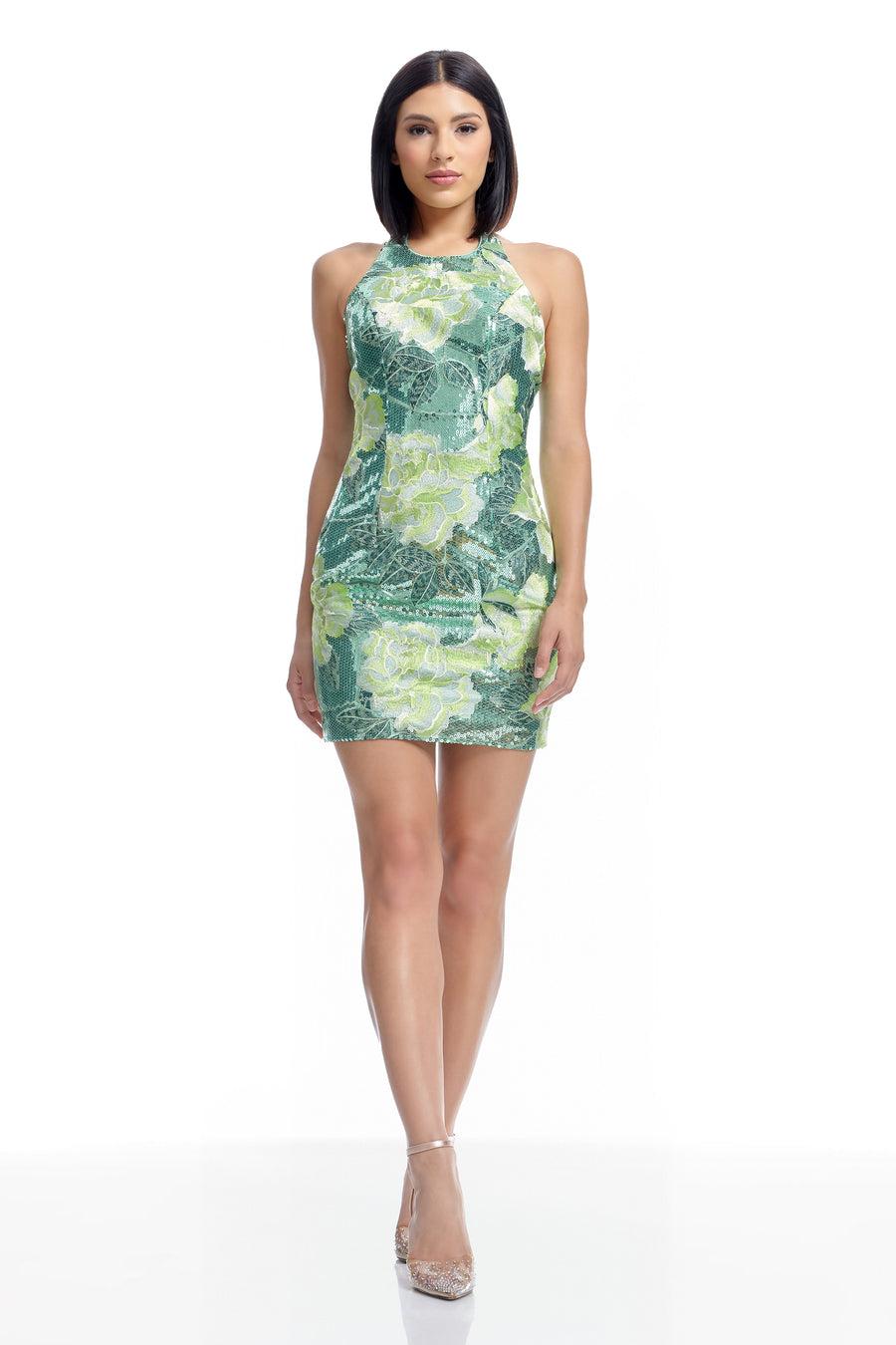 Dress The Population Oaklyn Dress White