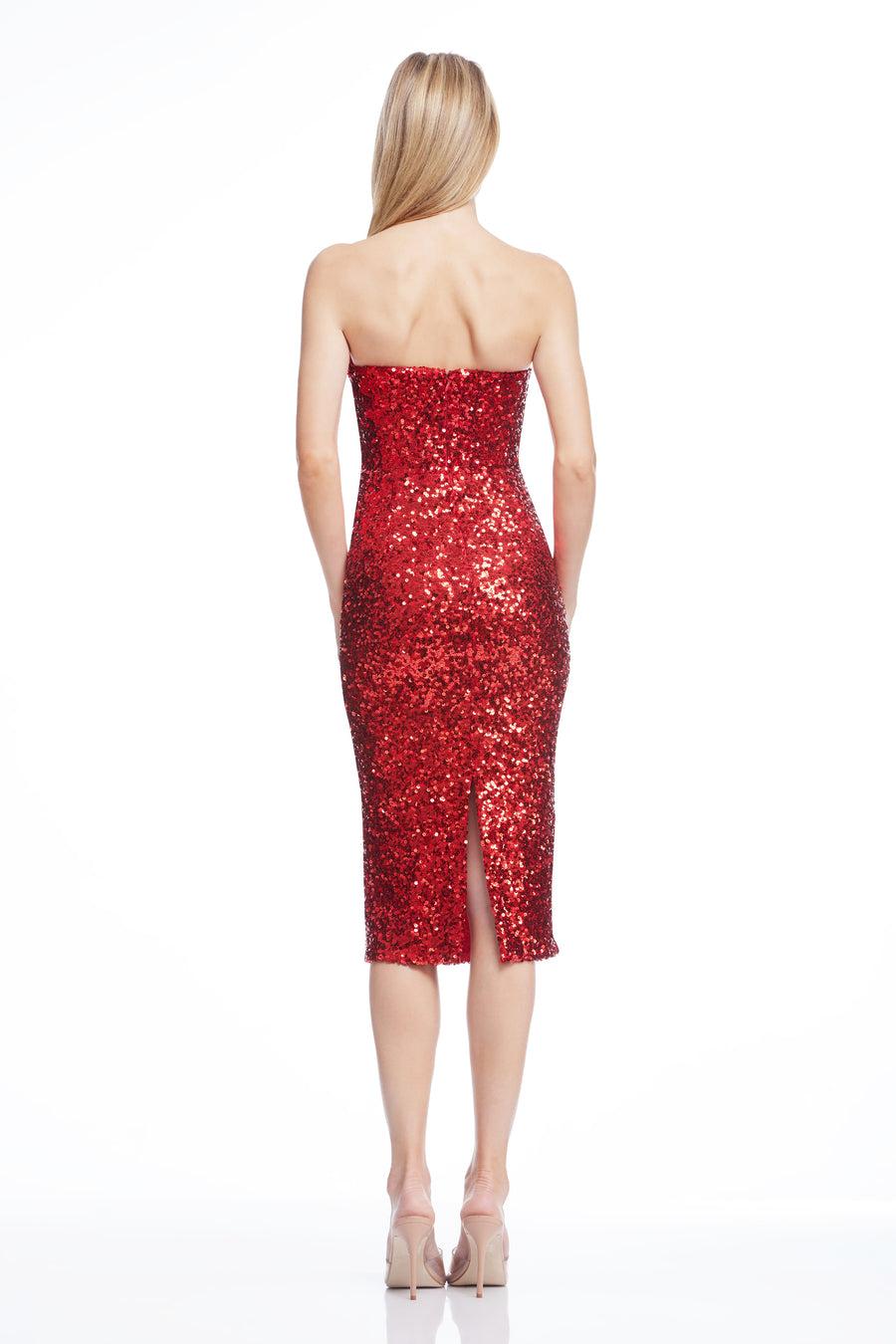 Dress The Population Perla Dress White