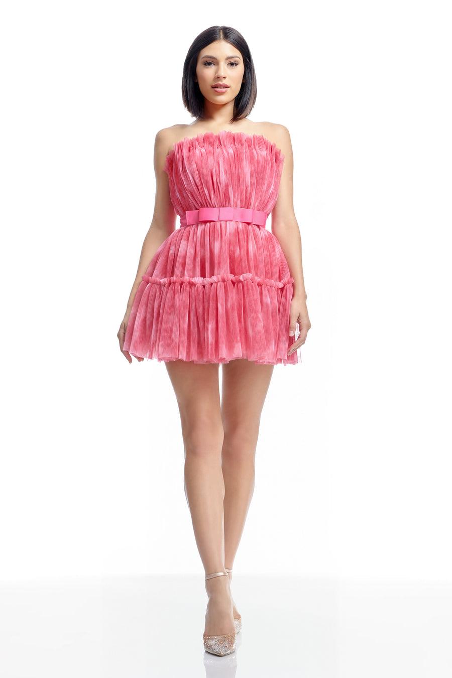 dress the population Petra Dress white