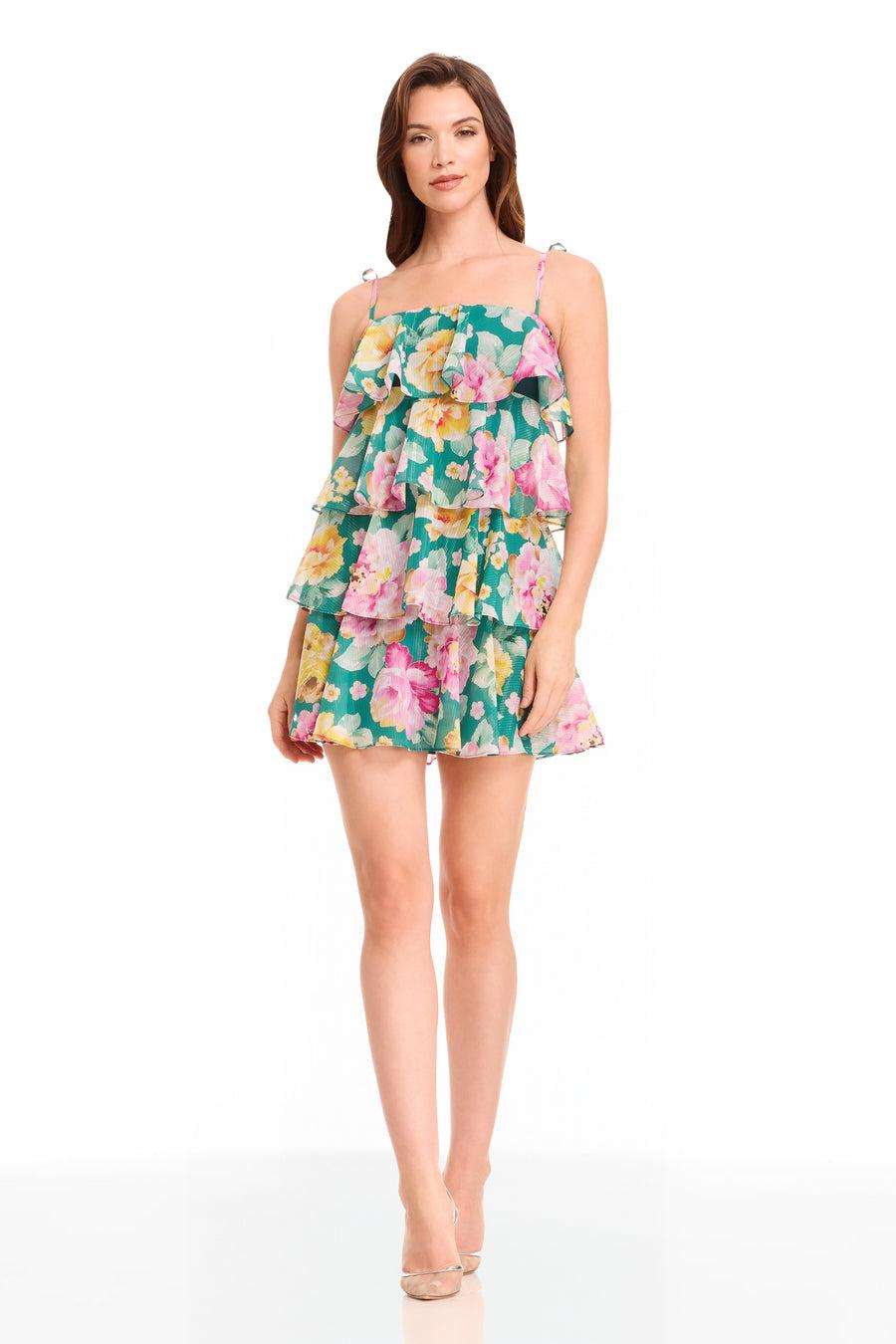 Dress The Population Pixie Dress White