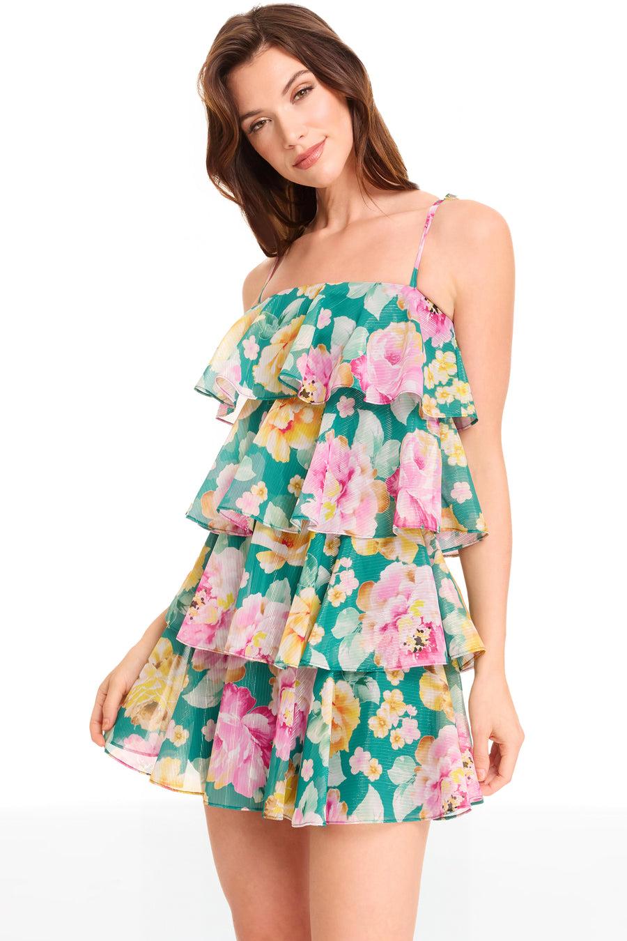 dress the population Pixie Dress white