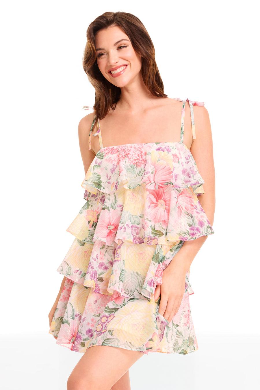 dress the population Pixie Dress white