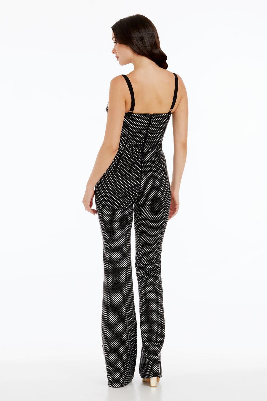 Dress The Population Presley Jumpsuit White
