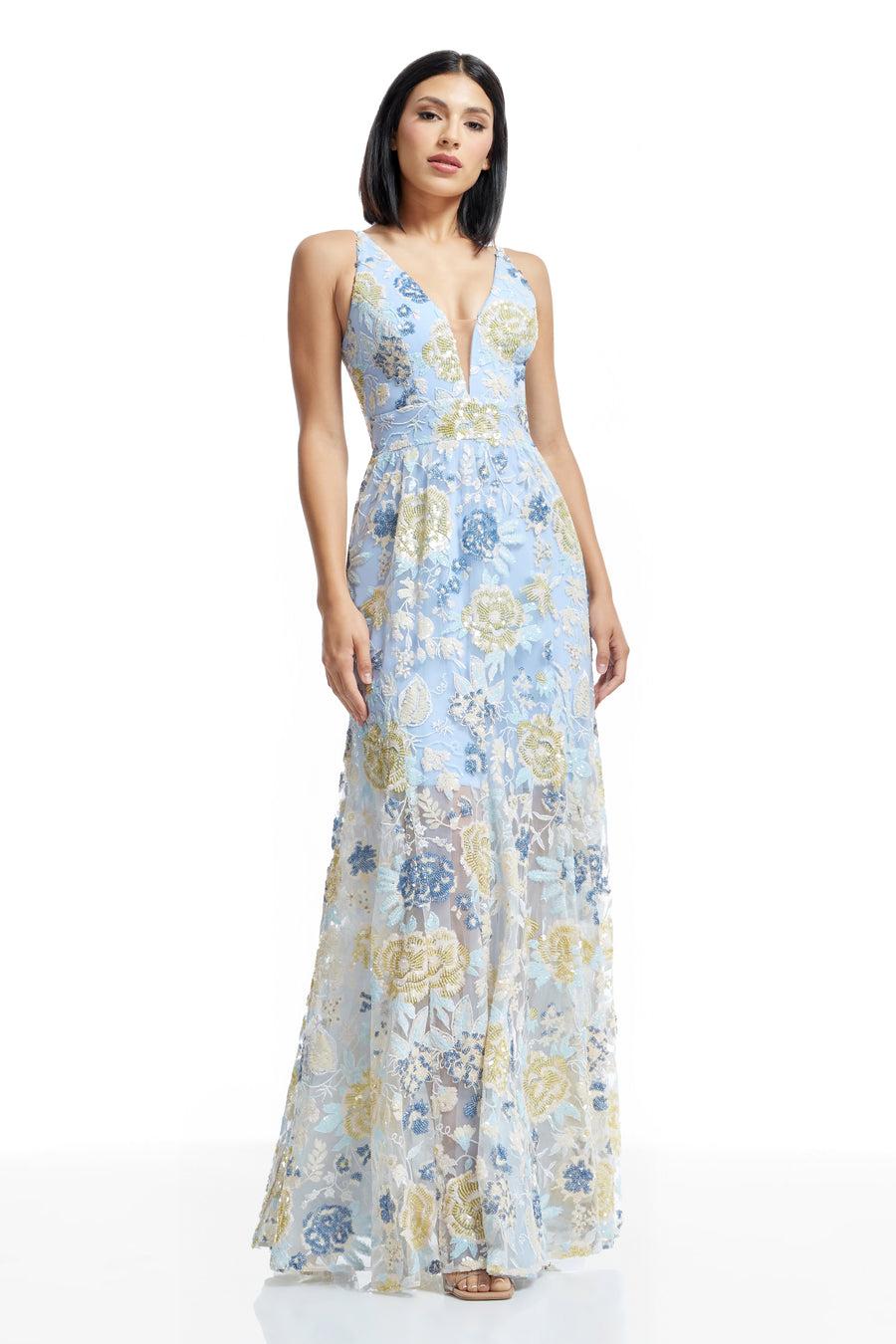 Dress The Population Samira Dress White