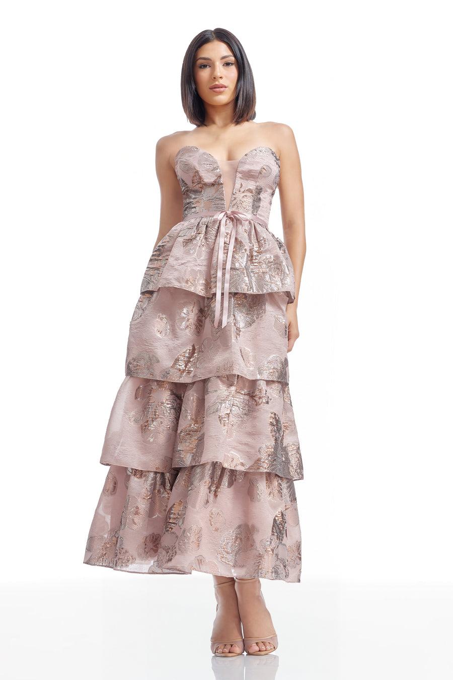 Dress The Population Savannah Dress White