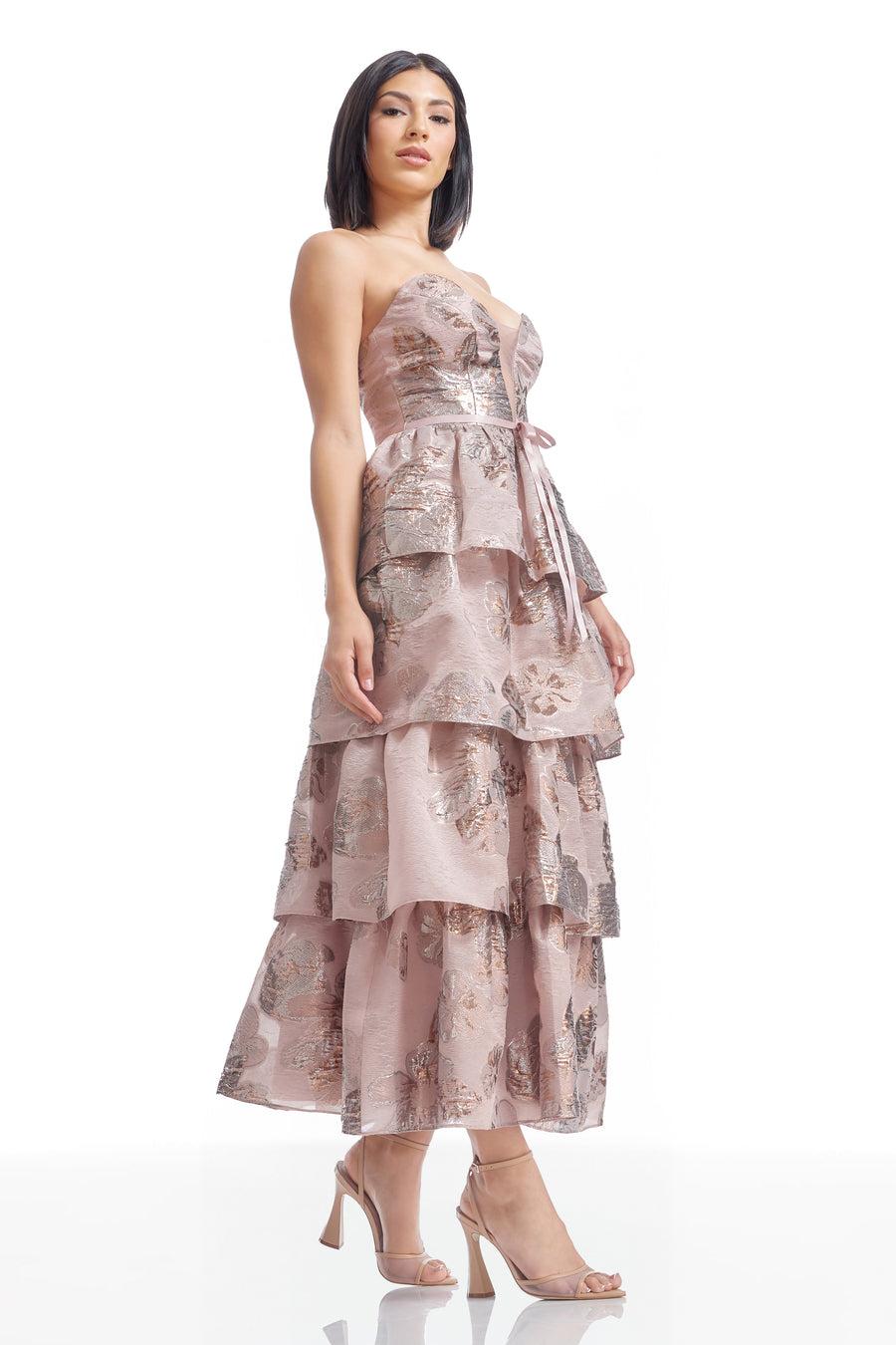 Dress The Population Savannah Dress White