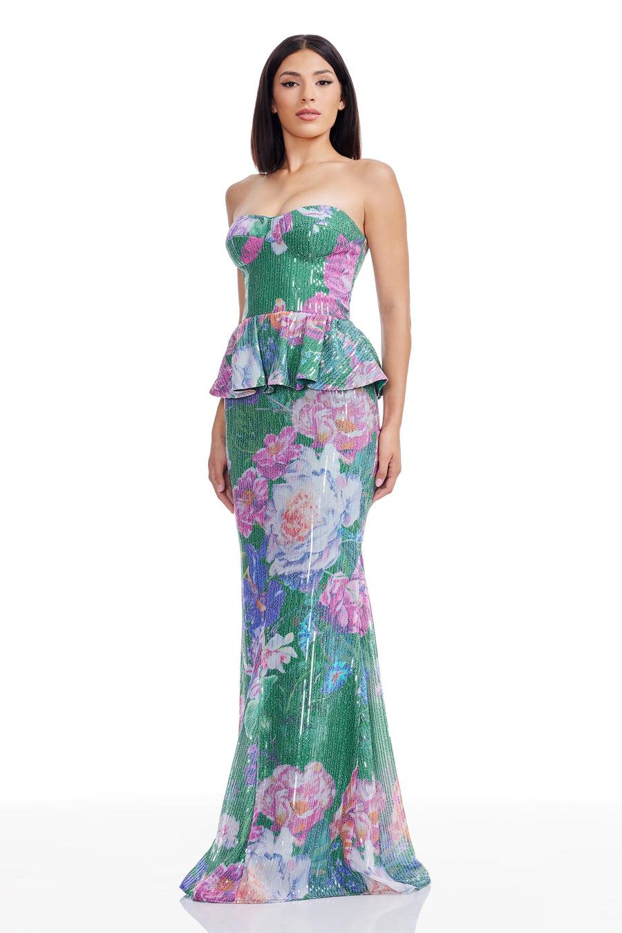 Dress The Population Scarlett Dress White