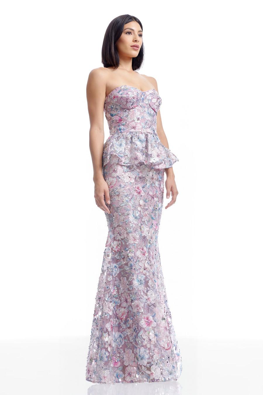 Dress The Population Scarlett Dress White