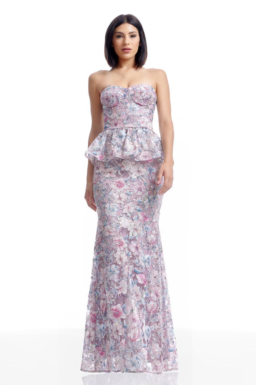 dress the population Scarlett Dress white