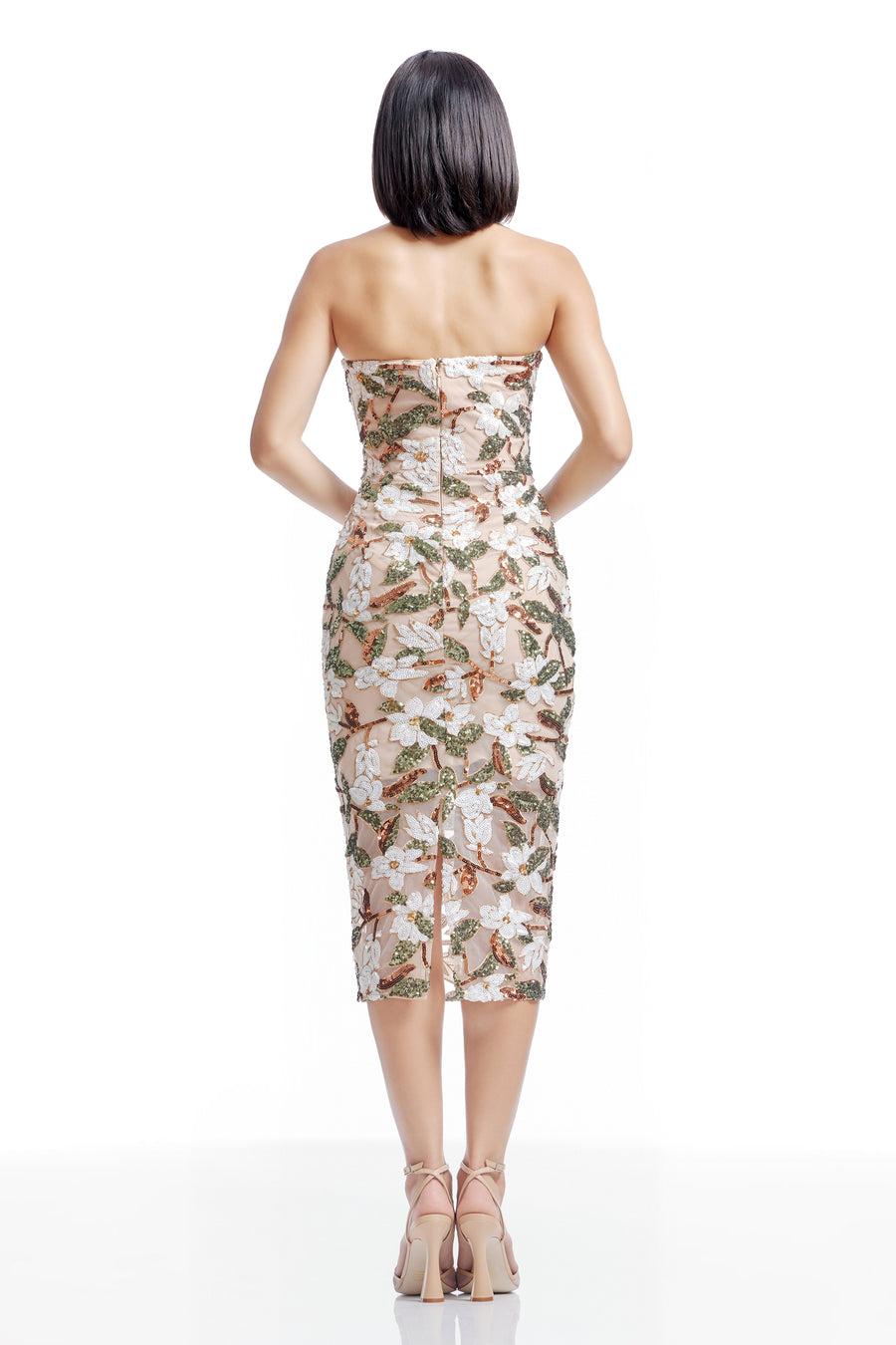 Dress The Population Shailene Dress White