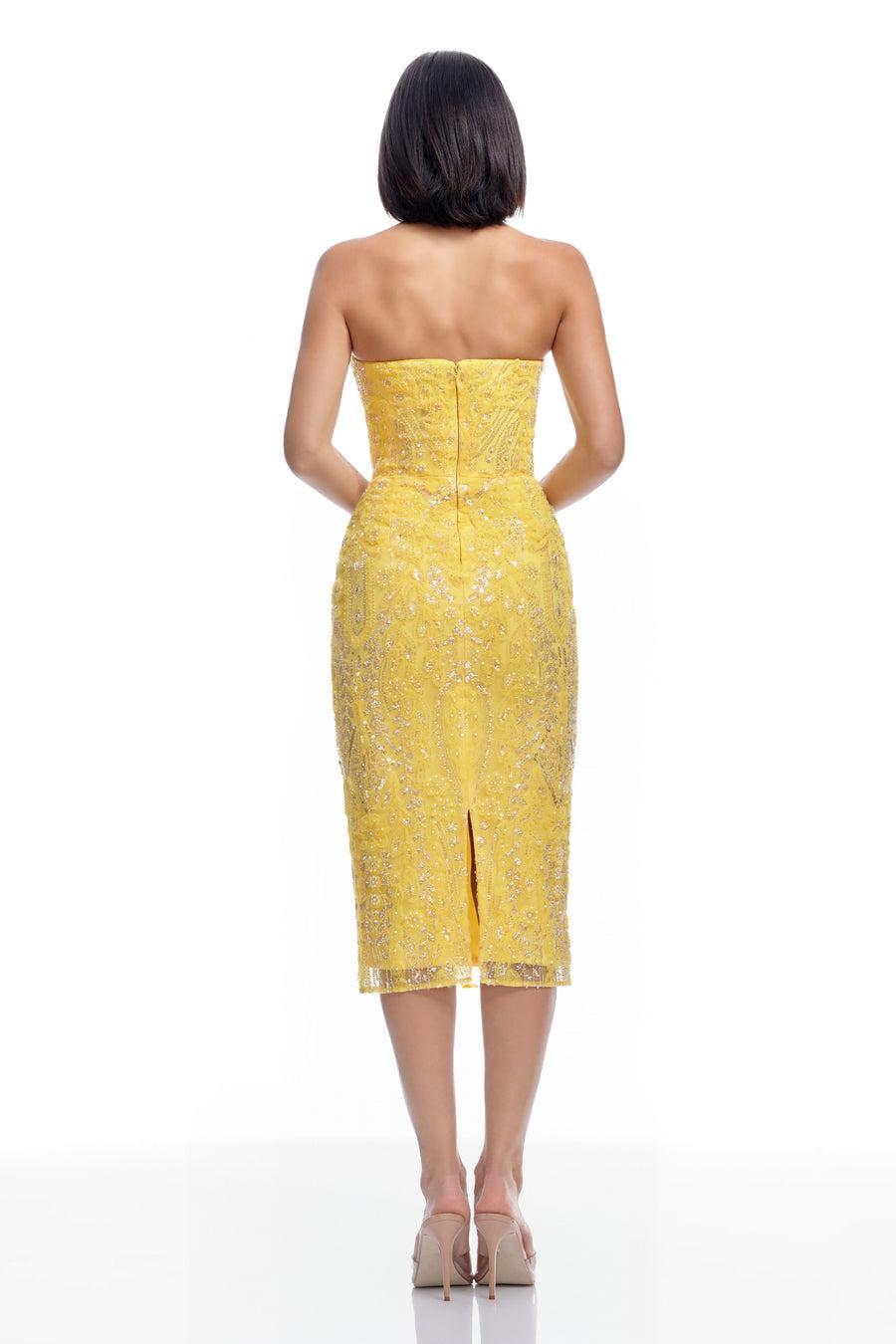 Dress The Population Shailene Dress White