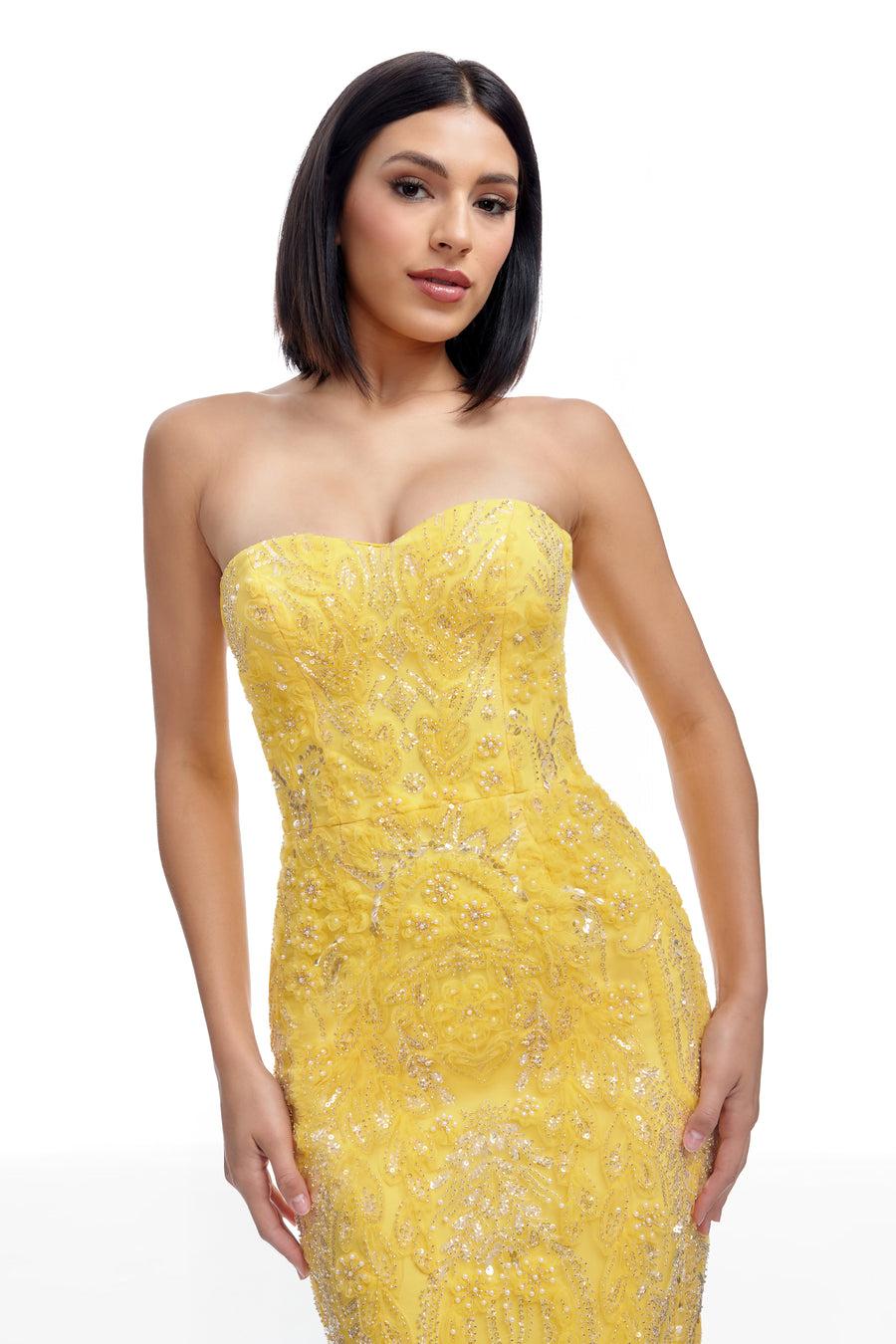 dress the population Shailene Dress white