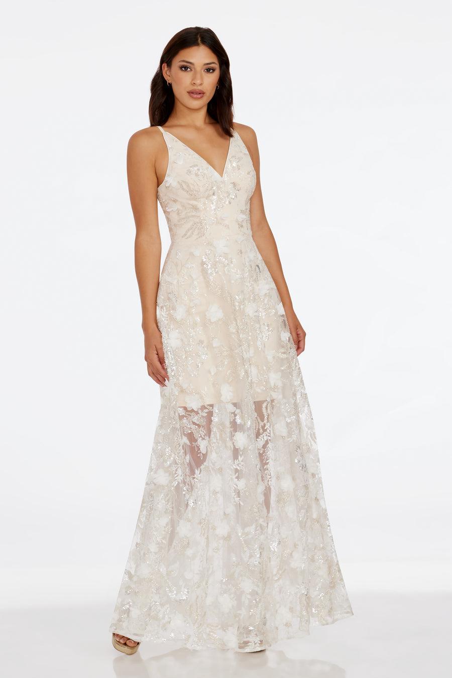 Dress The Population Sidney Dress White