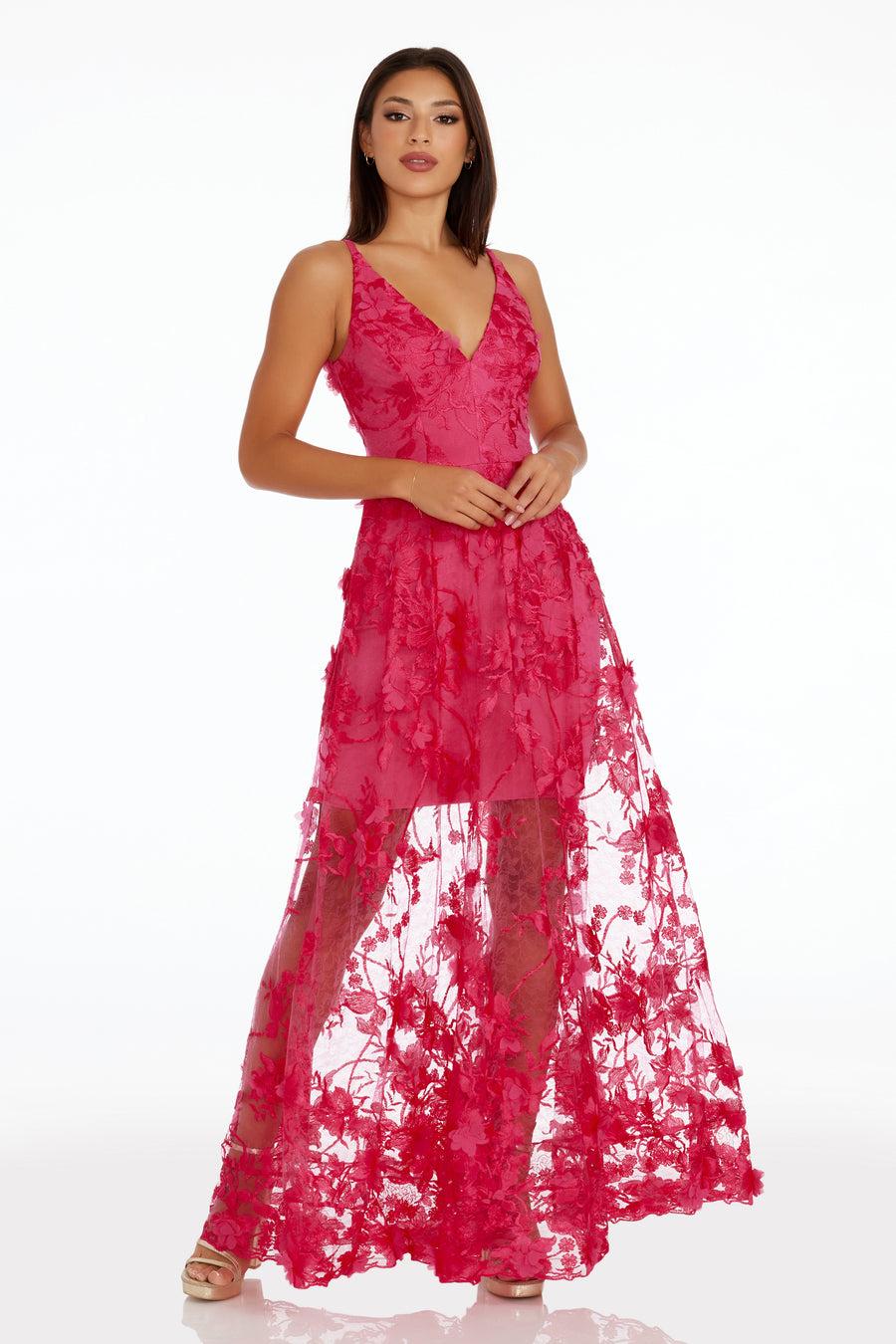 Dress The Population Sidney Gown White