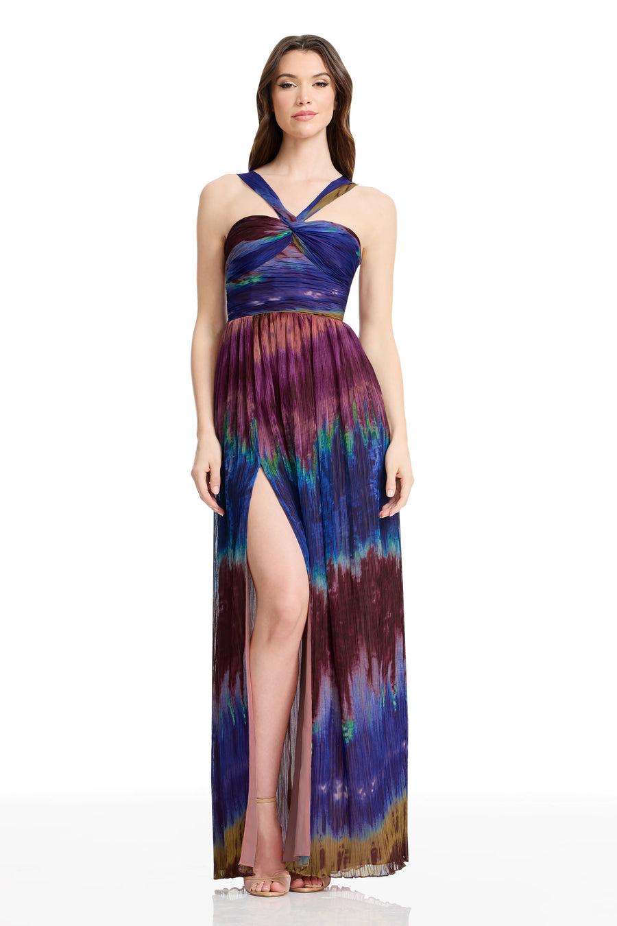 dress the population Tau Dress white