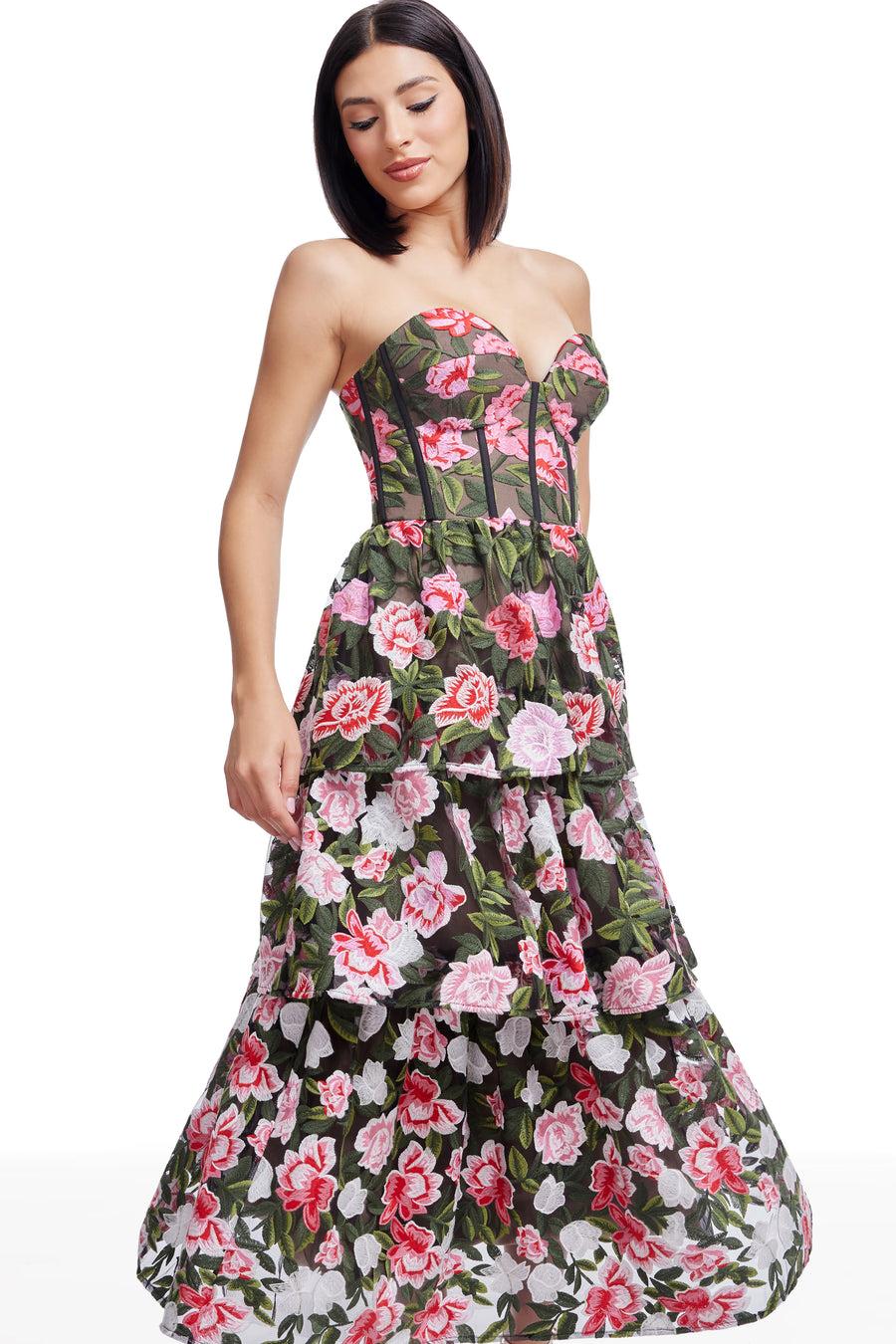 Dress The Population Teigan Dress White