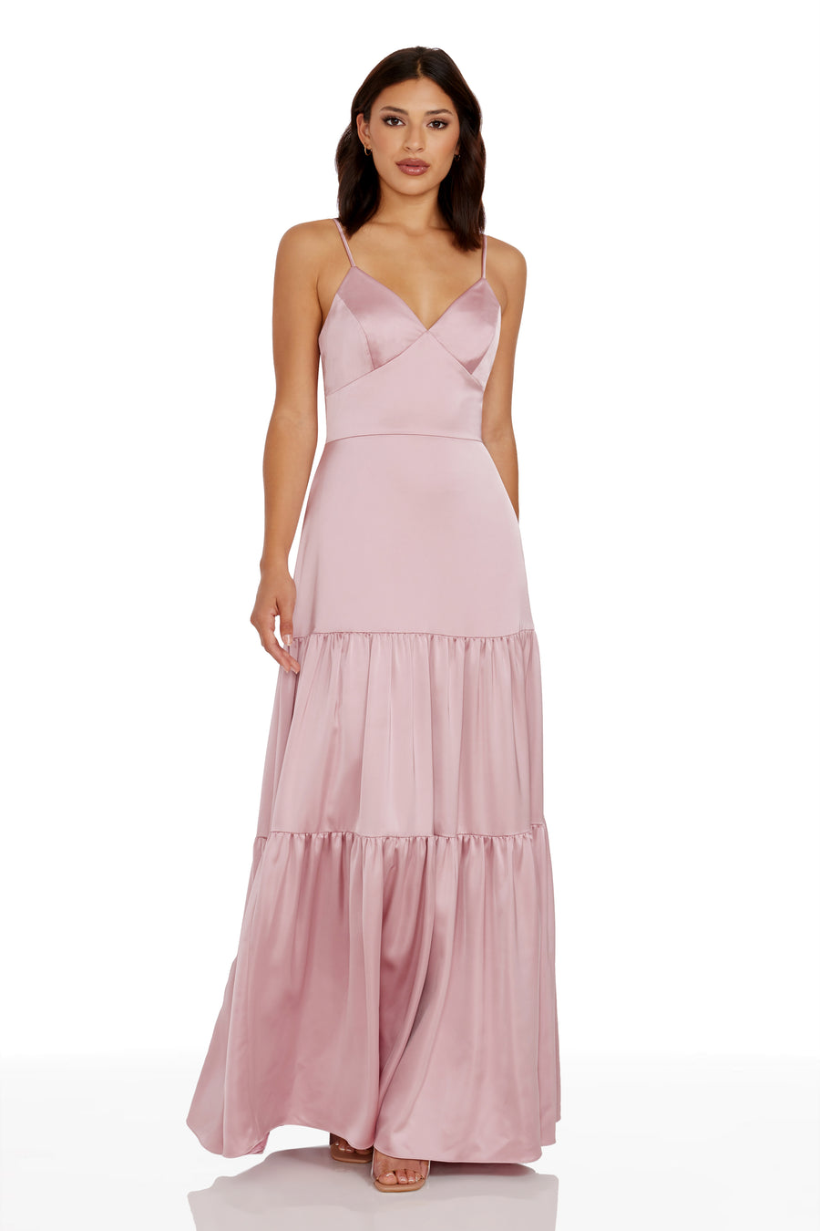 dress the population Tess Dress white