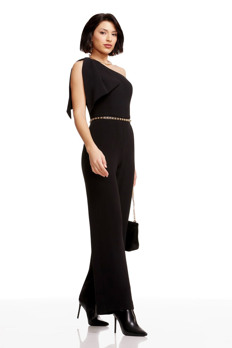 Dress The Population Tiffany Jumpsuit White