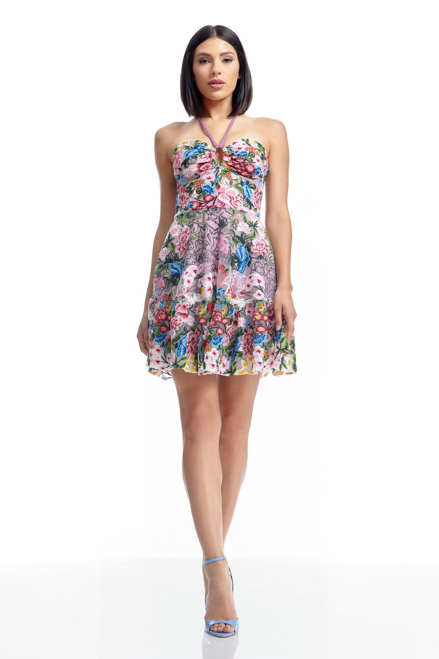 Dress The Population Trixie Dress White