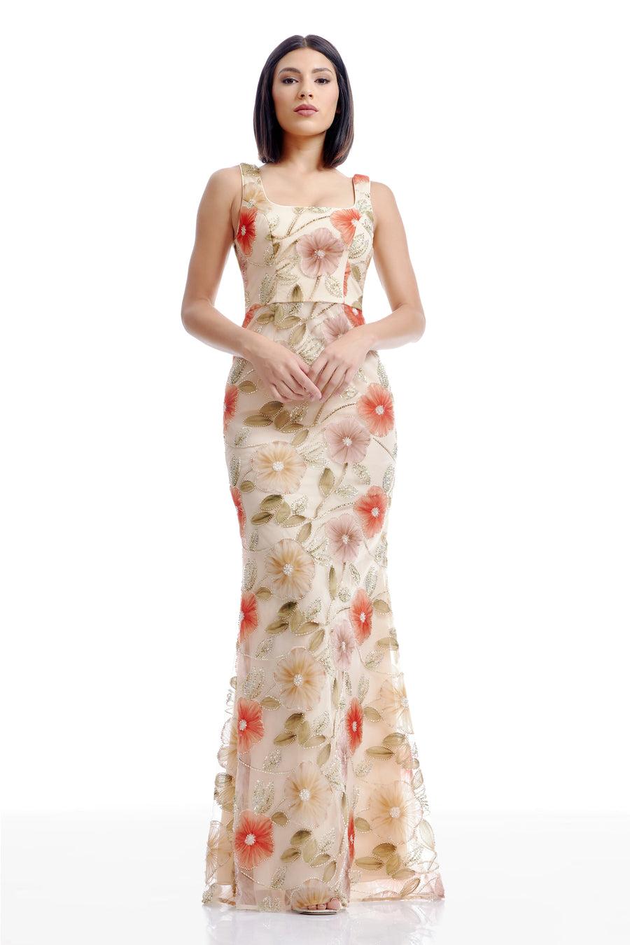 Dress The Population Tyra Dress White