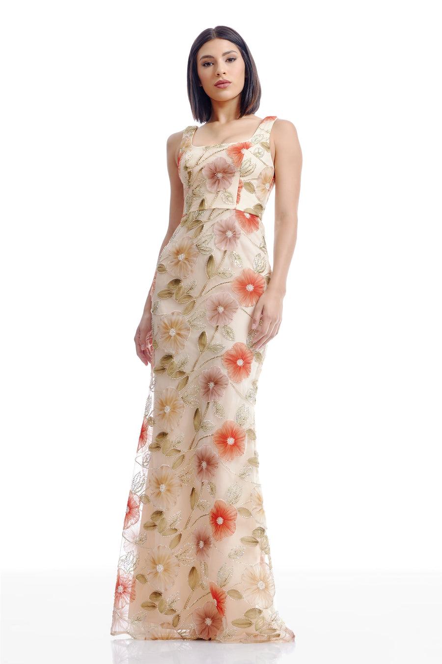 Dress The Population Tyra Dress White