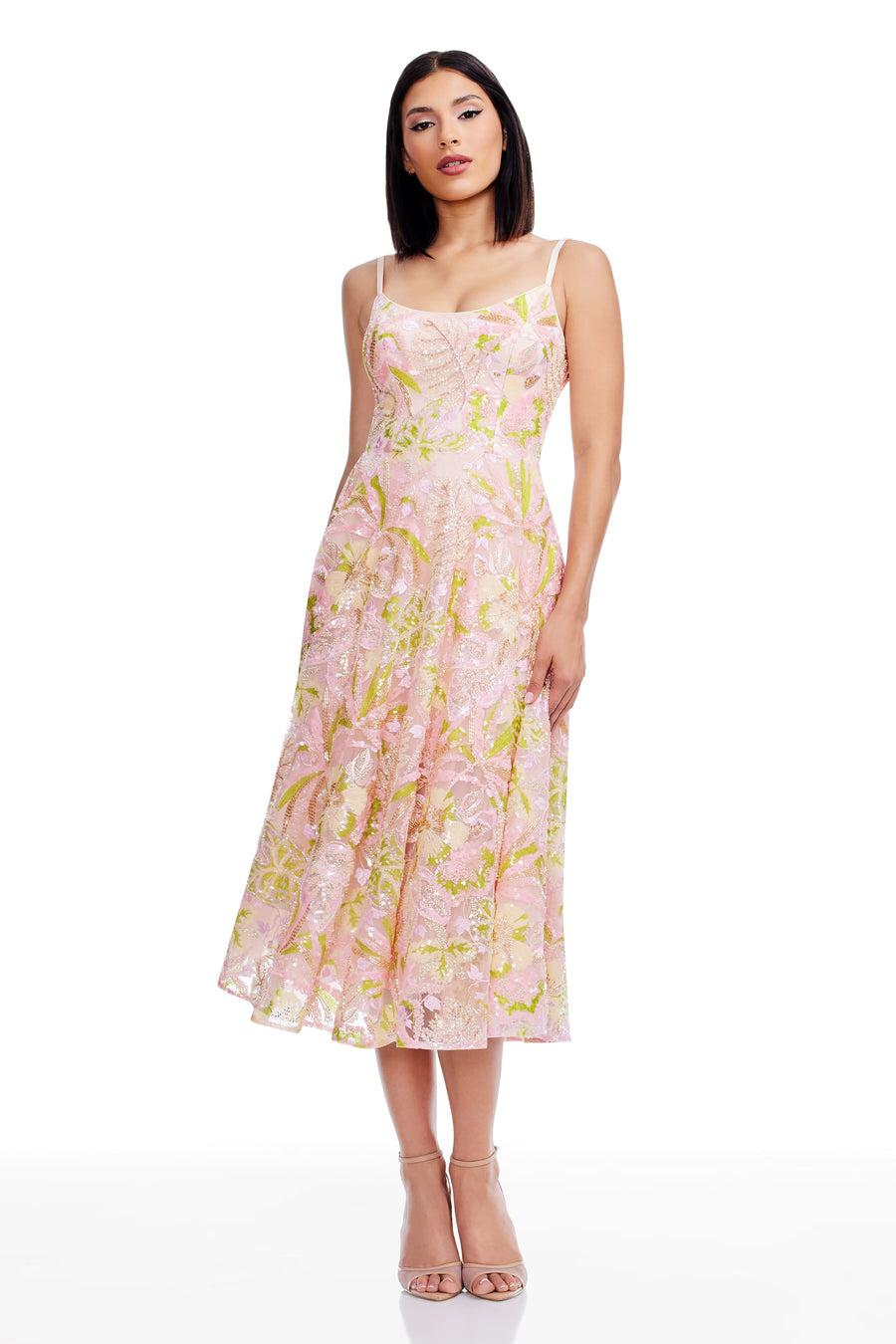 Dress The Population Uma Dress White