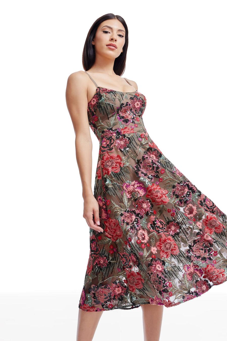 Dress The Population Uma Dress White