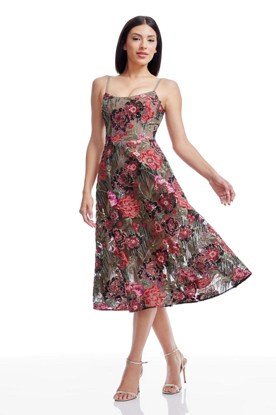 Dress The Population Uma Dress White