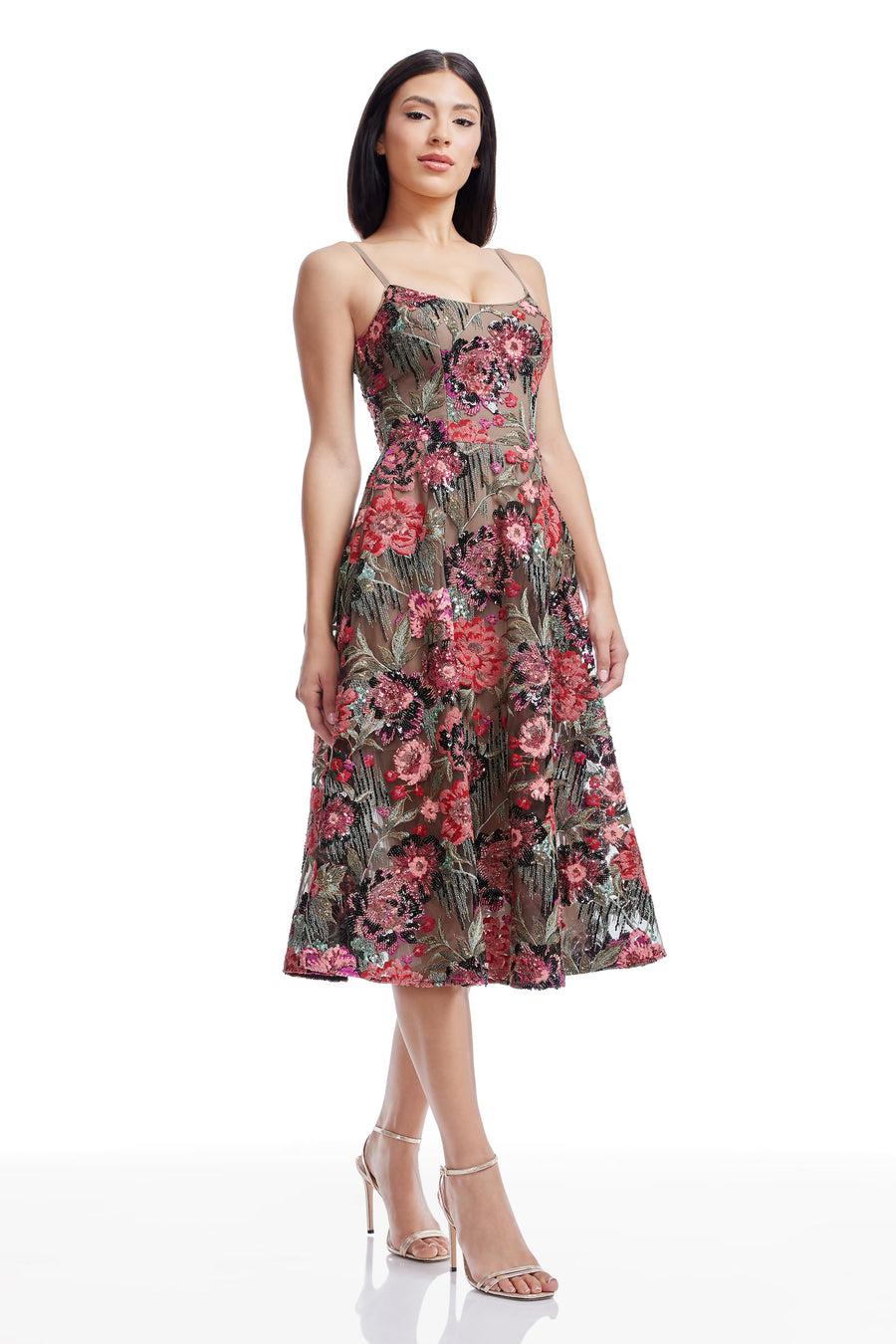 Dress The Population Uma Dress White