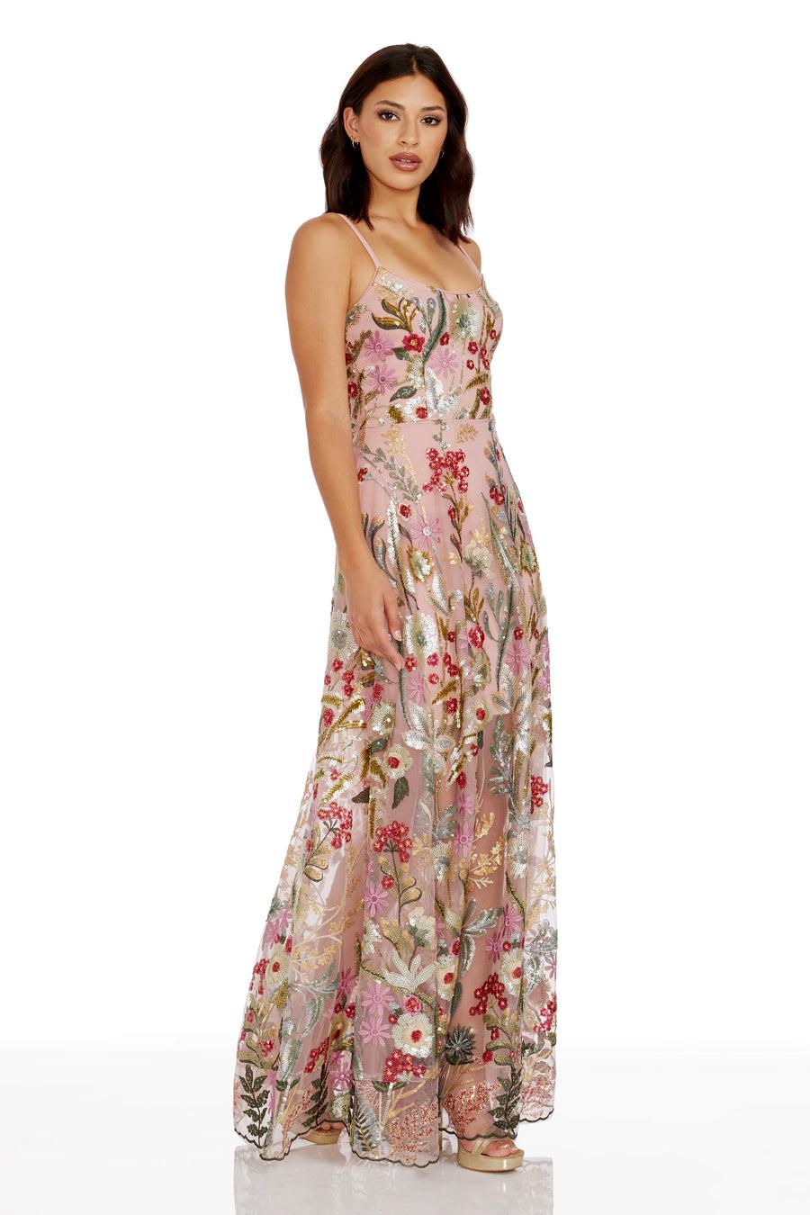 Dress The Population Umalina Dress White