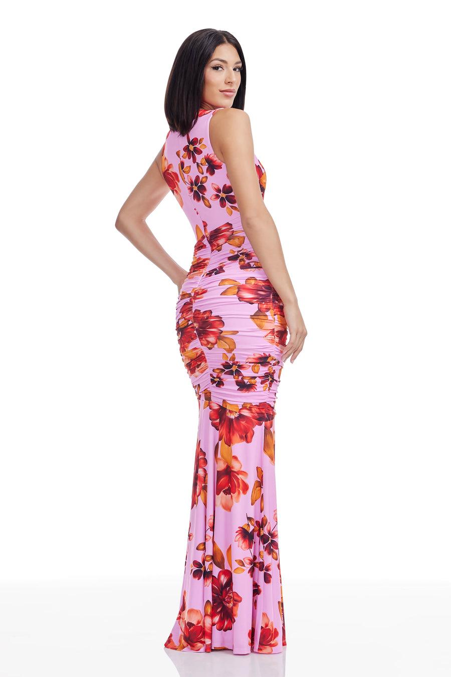 Dress The Population Violetta Gown White