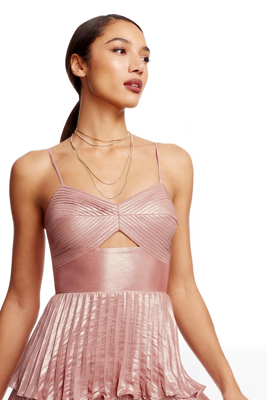 Dress The Population Zahrah Dress White