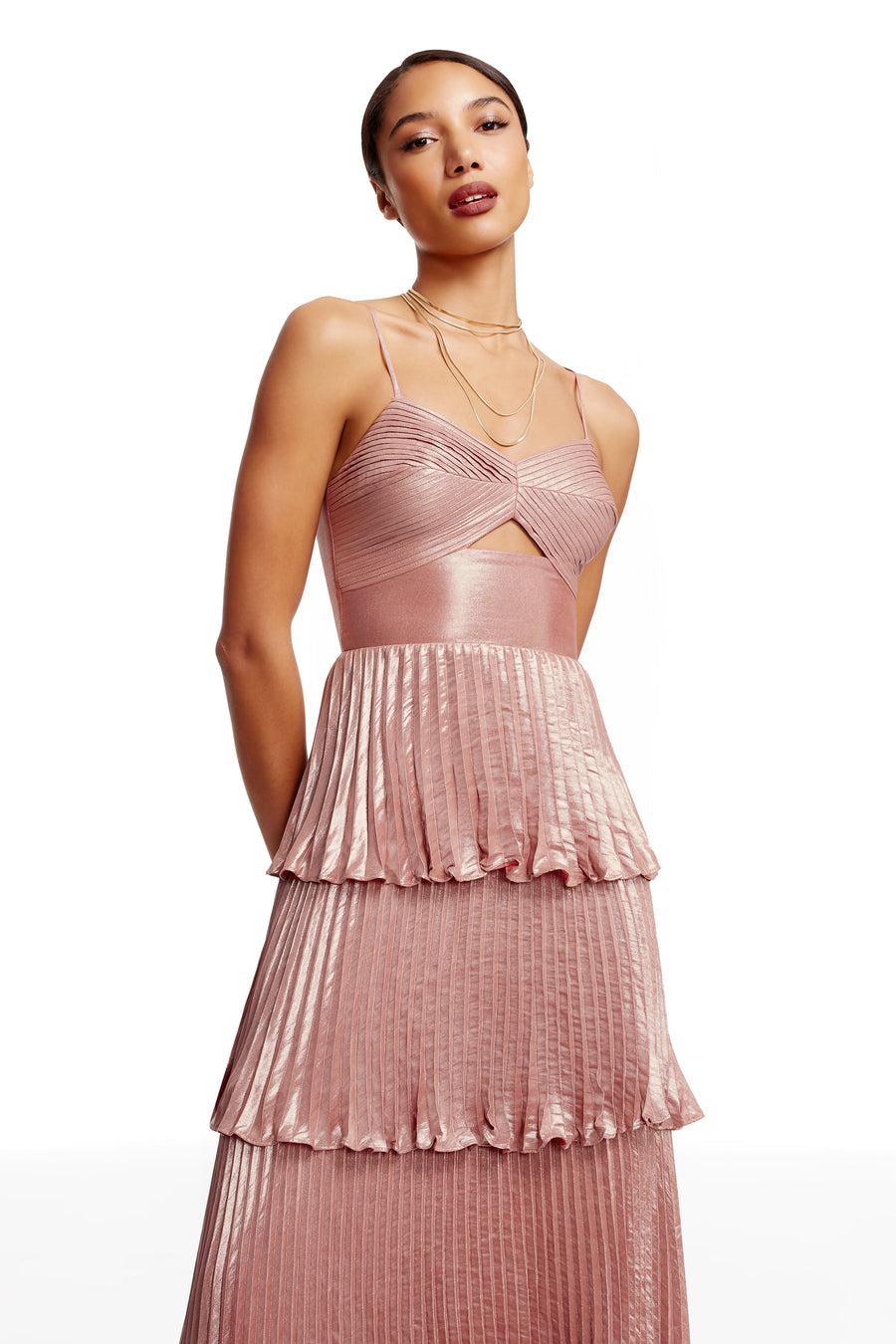 Dress The Population Zahrah Dress White