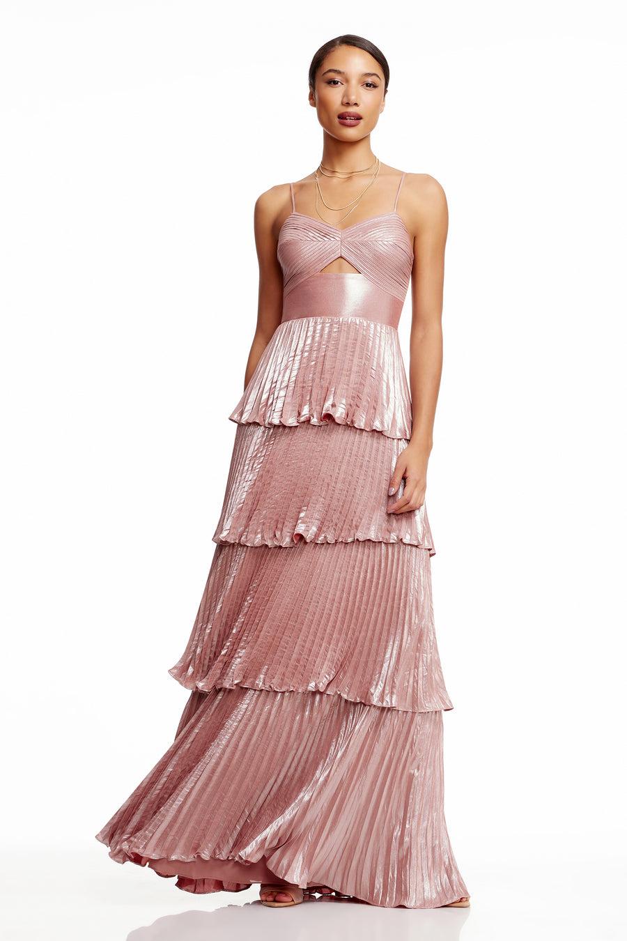 dress the population Zahrah Dress white