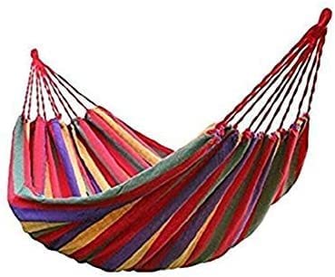 dressystar Canvas Hammock Multifunctional Hammock Cotton Fabric Canvas Travel Hammocks
